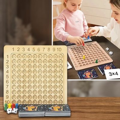 Juego de mesa de madera de multiplicar | FUNMATH